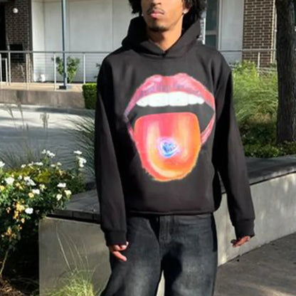 Y2K Mouth Hoodie